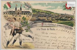 Souvenir de la Fete Federale Gymnastique 1900 a la Chaux-de-