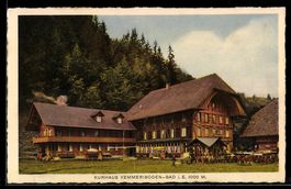 AK Schangnau, Ansicht des Kurhaus Kemmeriboden-Bad