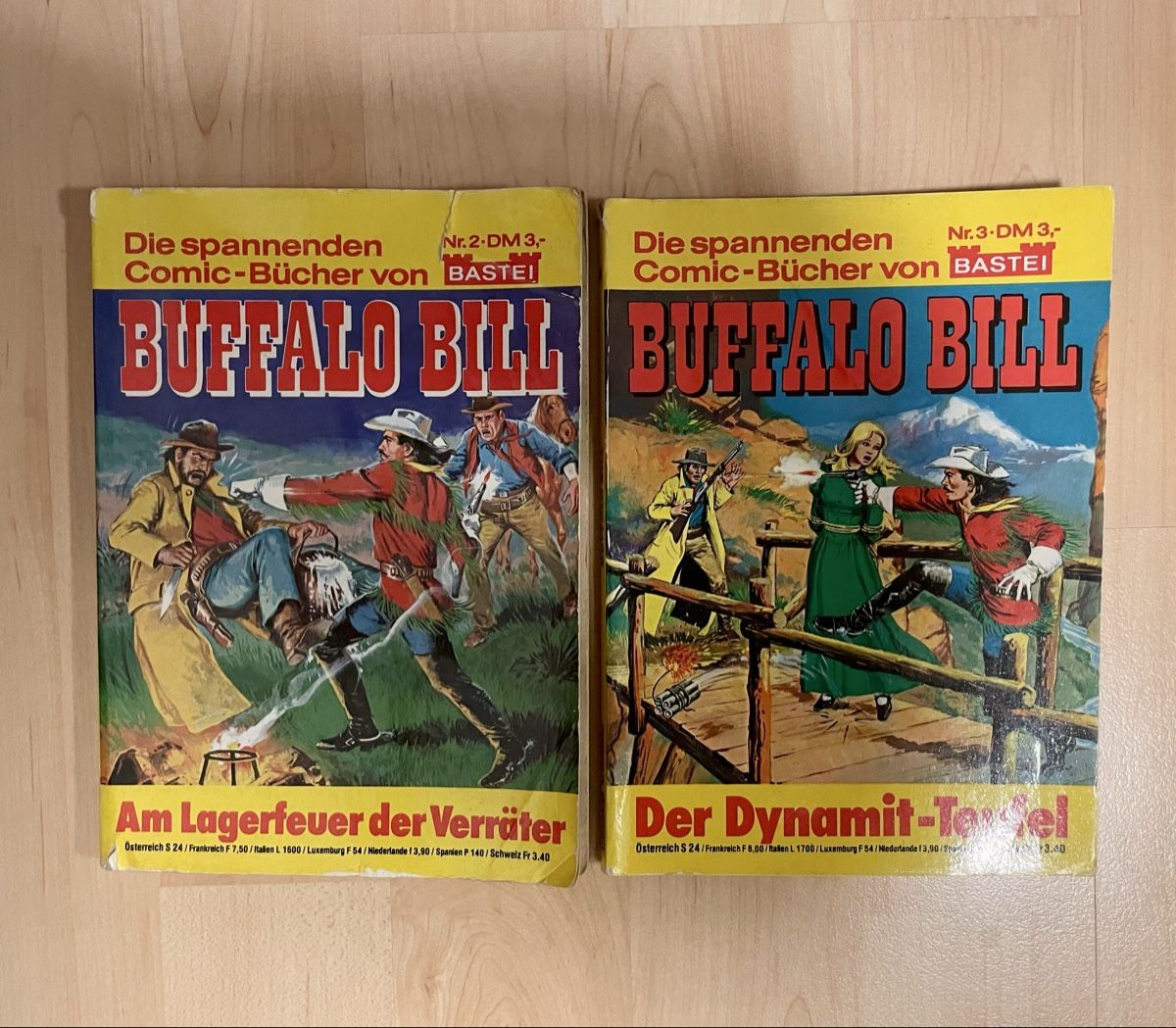 Libri: Buffalo Bill Comic-Bücher von Bastei Nr. 2 & 3 – Usato da Horw venduto da sim_pa-2008