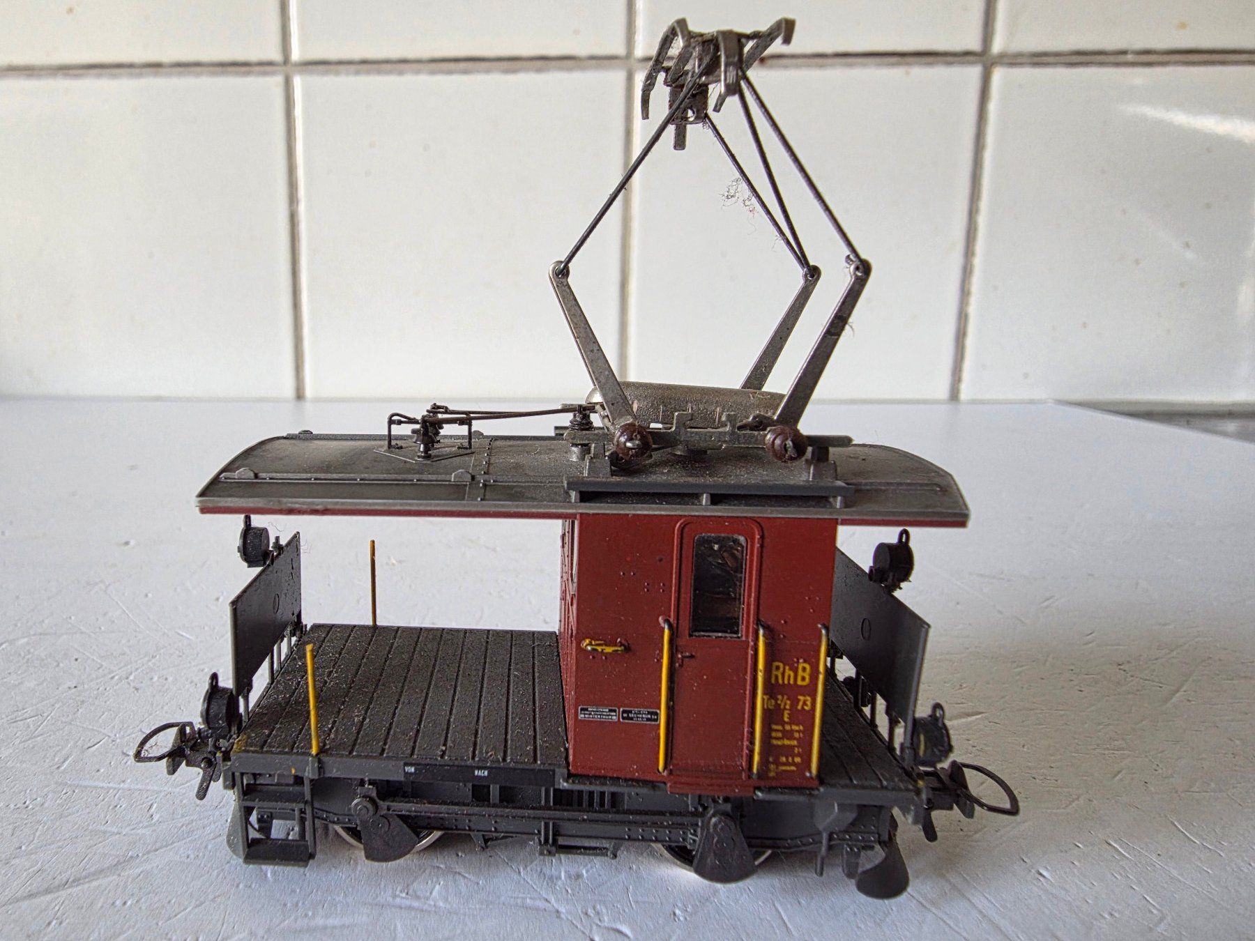 Bemo Modellini di ferrovie: E-Lok RhB Te 2/2, Lok-Nr. 73 – Usato da Seuzach venduto da Loeckeli01 1