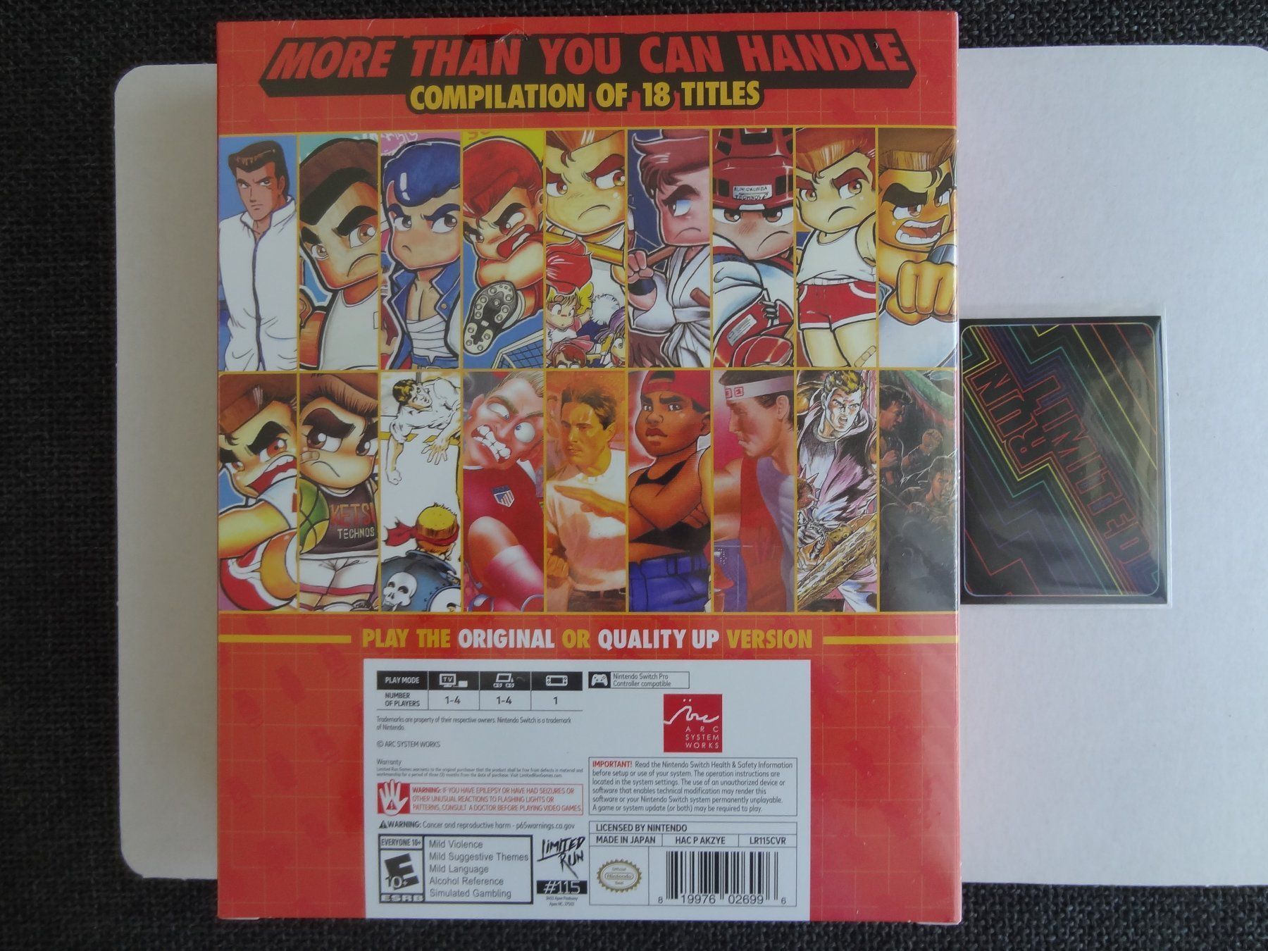 Giochi: Double Dragon & Kunio-Kun Retro Brawler Bundle Switch LRG – Nuovo e nell'imballaggio originale da Lyss venduto da Famicom 1