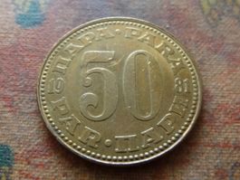 YOUGOSLAVIE  50  Para  1981