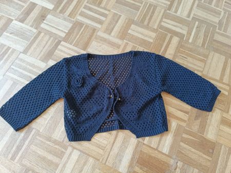 Damen Strickbolero Gr 1 Size (36) schwarz