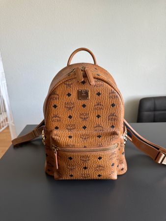 MCM Rucksack Cognac Leder sehr guter Zustand