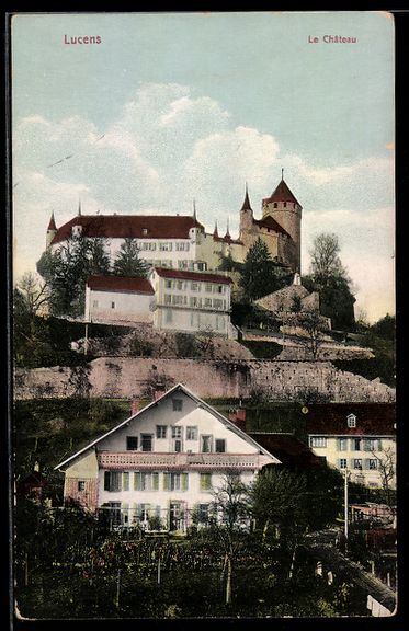 Cartes postales: AK Lucens, La Château – D'occasion à Berlin par bartko-reher