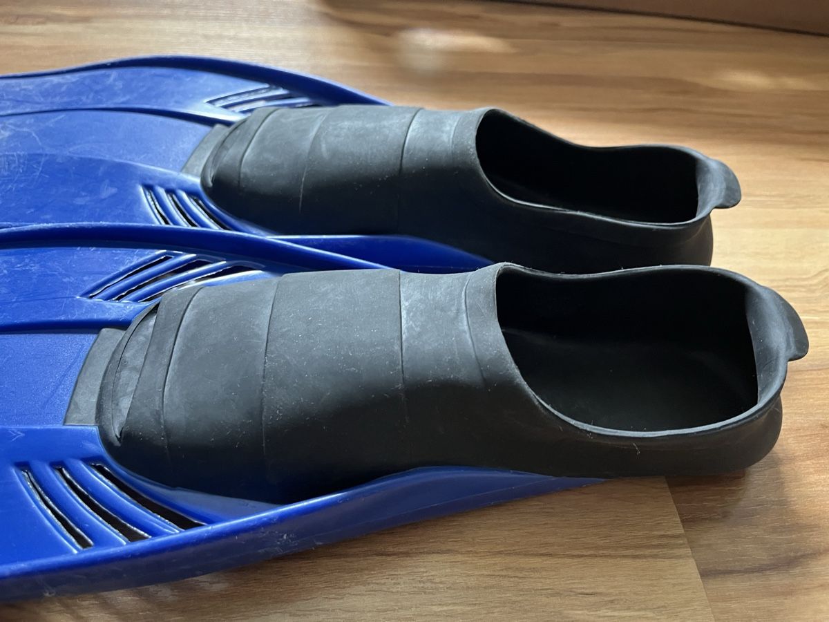 Flossen, Masken & Schnorchel: Flossen blau, 34-35 – Gebraucht aus Neftenbach von Anba78 4