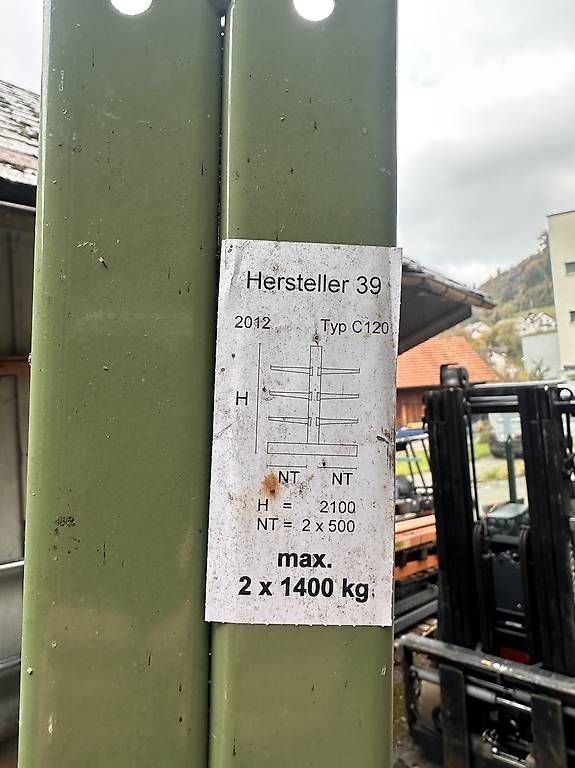 Scaffali: Kragarmregal für Wand oder doppelseitig – Usato da Necker venduto da liq24 4