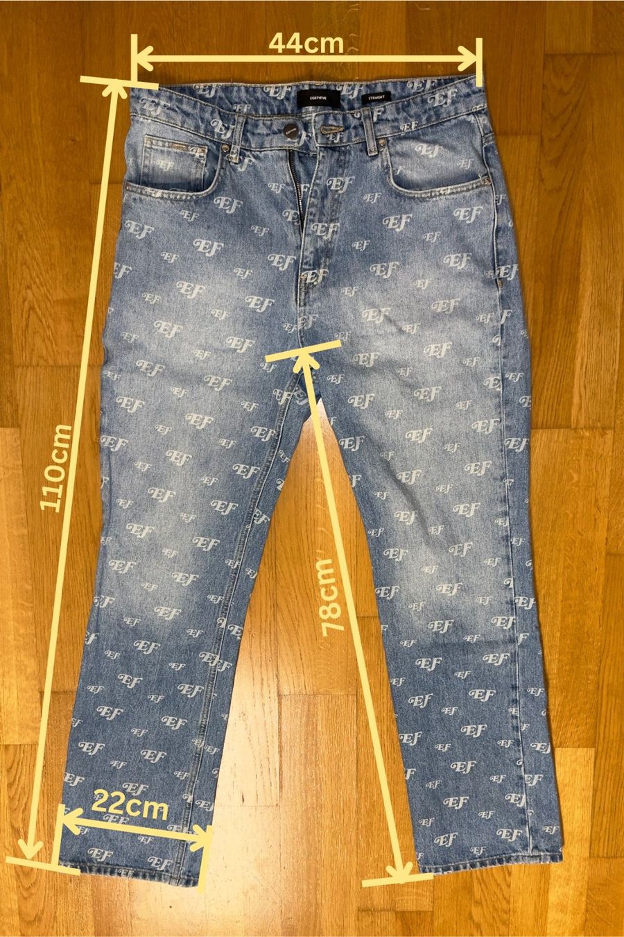 Jeans: Eightyfive - Monogram Jeans Blue (Gr.33) – Usato da Uster venduto da jul_5dvx 5