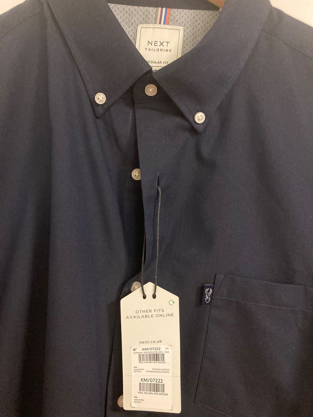 Next Camicie: Next Tailoring Hemd Regular Fit XXL neu mit Etikett – Nuovo (secondo la descrizione) da Wängi venduto da Kaesli 2