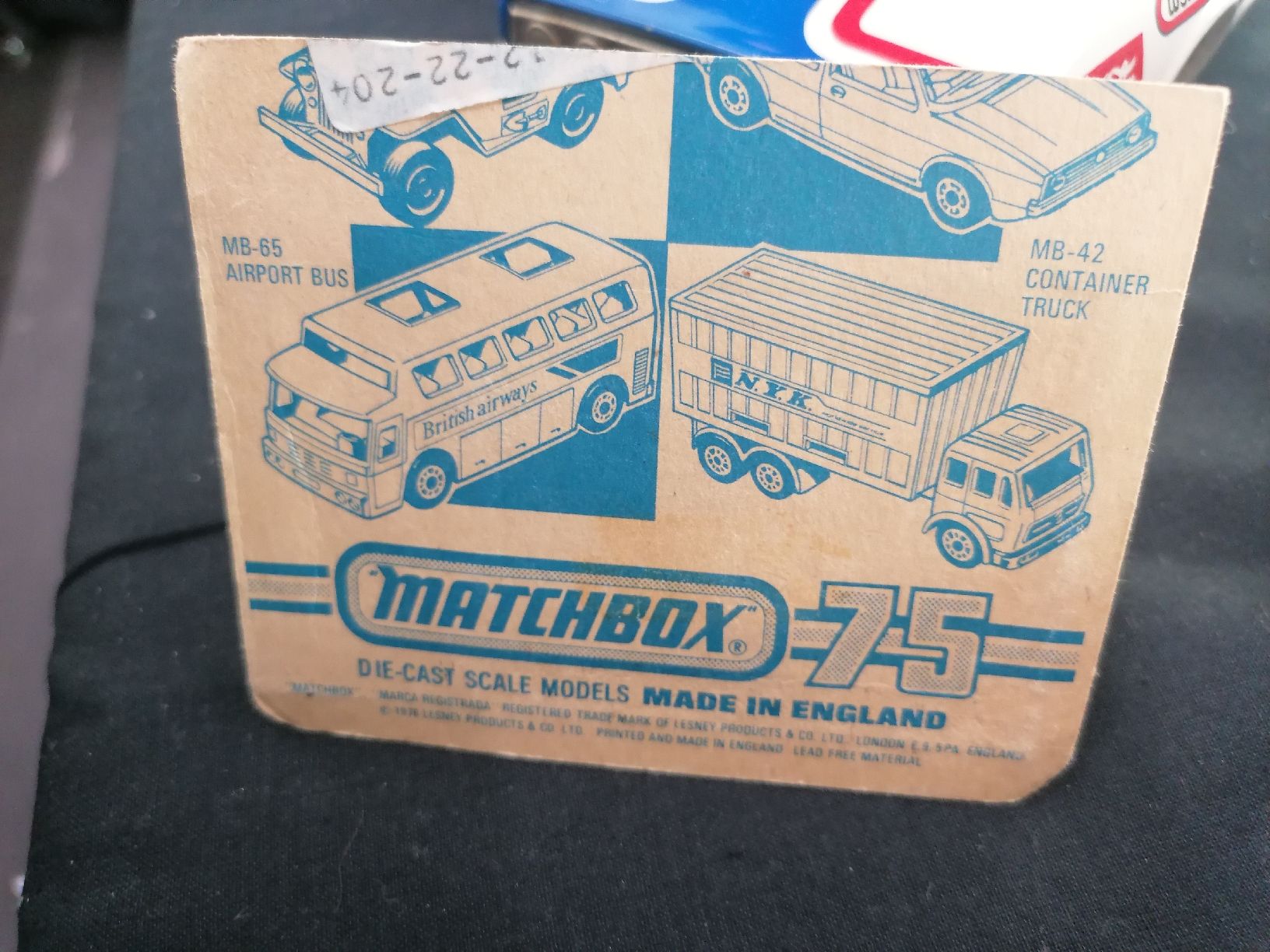 Matchbox Modellini d'auto: Matchbox Super Fast Dumper no.58 – Usato da Biberist venduto da troedlerheinz 2