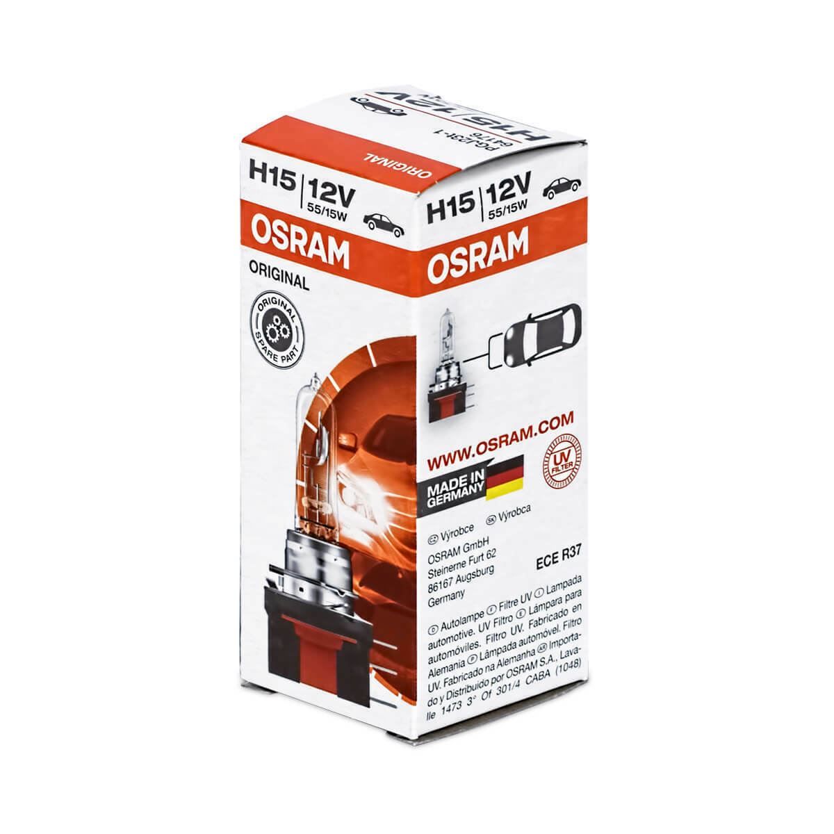 Osram Tutti pezzi di ricambio auto: Osram Original Line 12V H15 – Nuovo e nell'imballaggio originale da Flawil venduto da SELMANAUTOTEILE 1