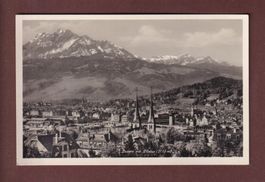 LUZERN - Teilansicht - Pilatus