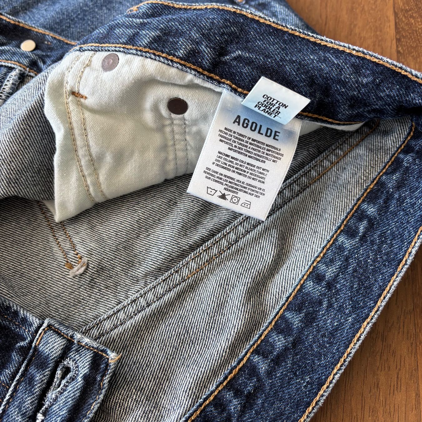 Agolde Jeans: NEU! AGOLDE Jeans ARC cropped blue – Nuovo (secondo la descrizione) da Biel/Bienne venduto da Eiskristall08 5