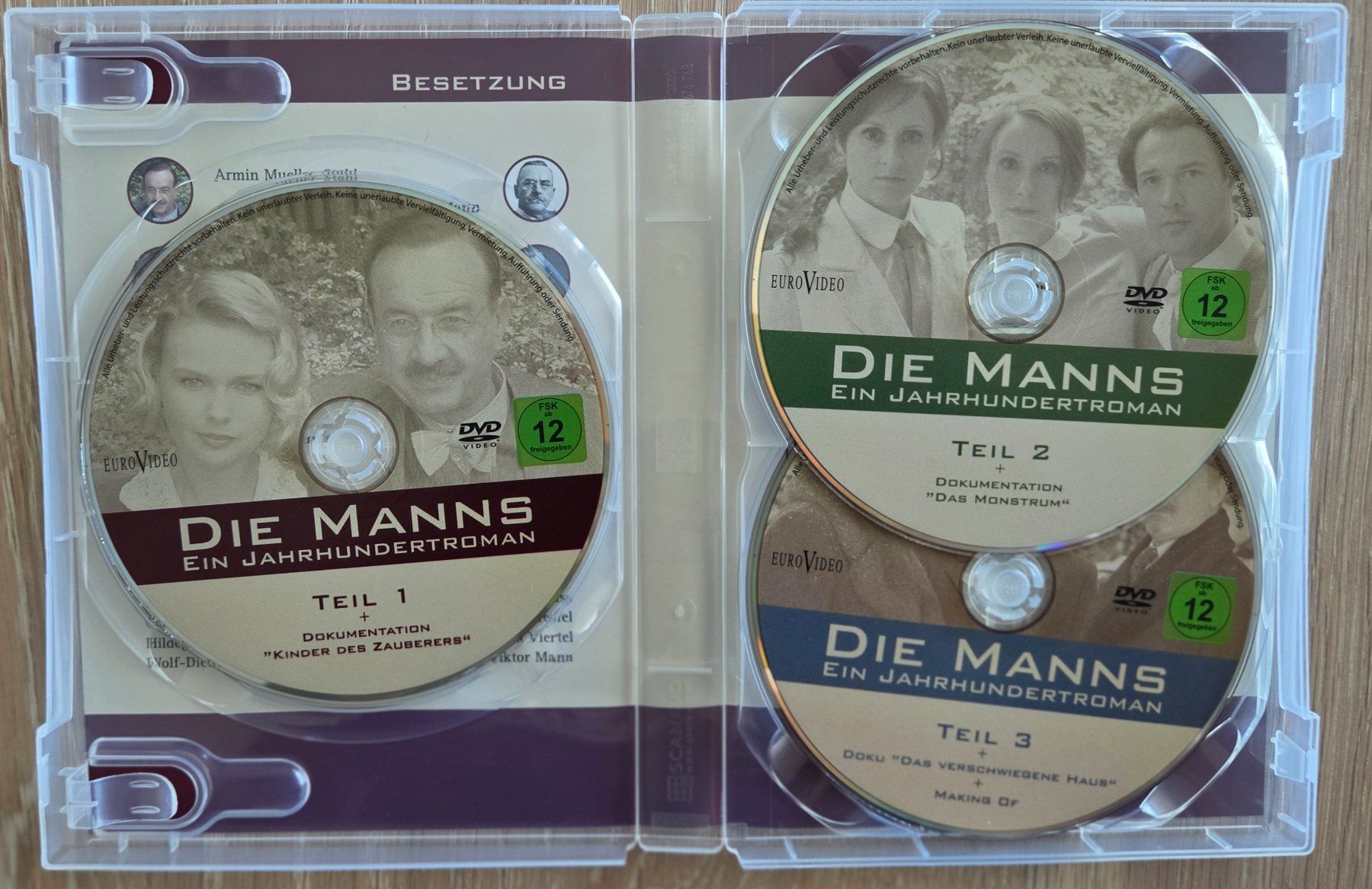 Tutti i DVDs: Die Manns - Ein Jahrhundertroman - Box mit 3 DVD – Usato da Ittigen venduto da bluesboy_66 2