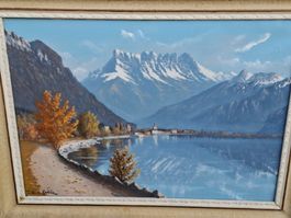Originales Ölgemälde auf Leinwand - Herbstimpression 🍂