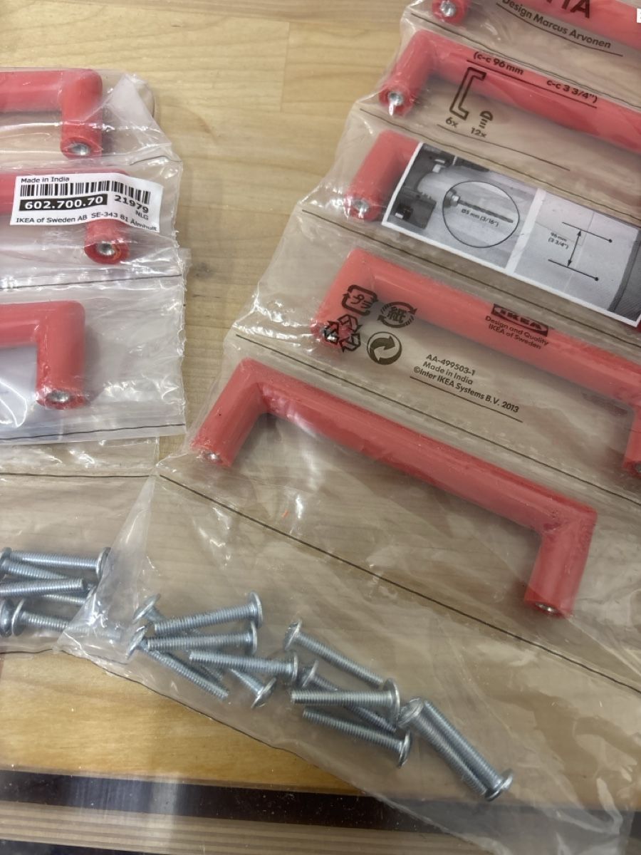 Ikea Tutti gli attrezzi: IKEA SÄTTA Griffe, rot, neu & originalverpackt – Nuovo e nell'imballaggio originale da Adliswil venduto da ninotschka7 4