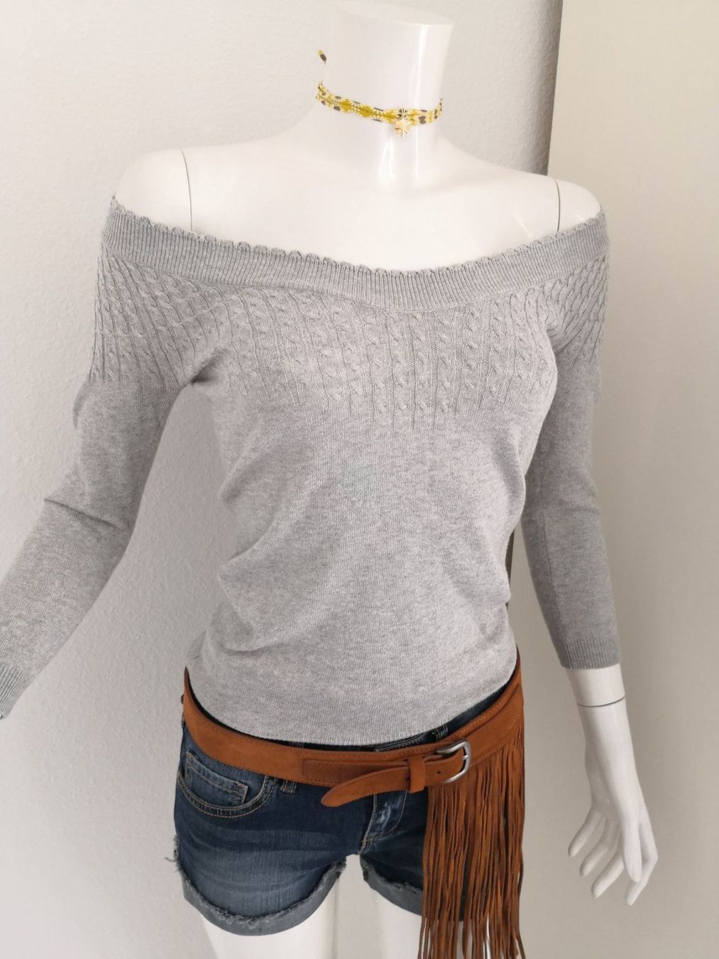Mango Maglioni & Felpe: 🤩MANGO STRICK PULLOVER HELLGRAU & ZOPF-MUSTER NEU & D&G P. – Nuovo (secondo la descrizione) da Olten venduto da Naja-Twins-Twins 7