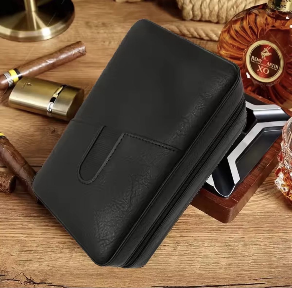 Autres tabacs: Zigarren Etui Leder Braun oder Schwarz – Neuf avec emballage d'origine à Flawil par swisstrendshop 3