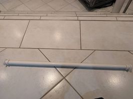 Barre de rideau de douche autobloquante de 75 à 130cm