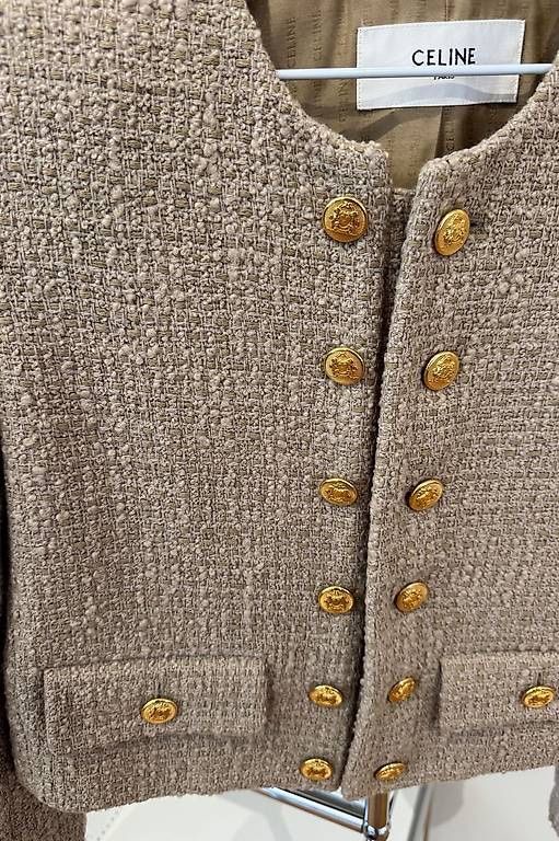 Celine Giacche: CELINE BLAZER KHAKI – Nuovo (secondo la descrizione) da Schwyz venduto da bofb 5