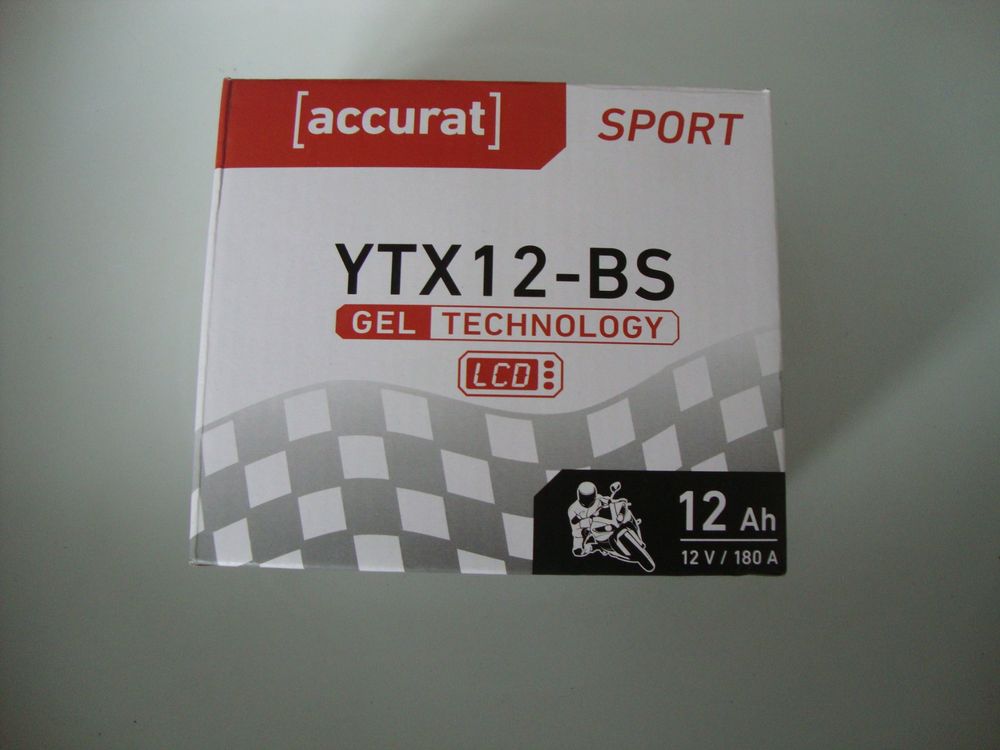 Motorradbatterie YTX12-BS | Kaufen auf Ricardo