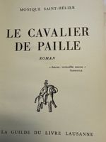 Le cavalier de paille de Monique SAINT-HELIER