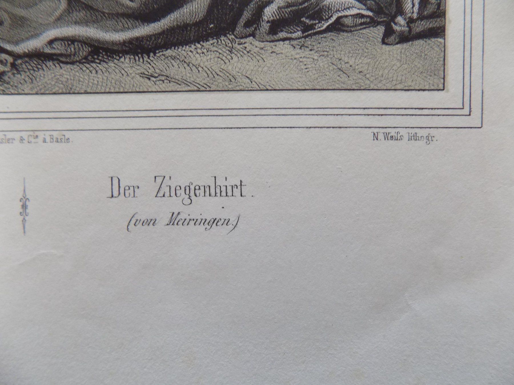 Gravures: Der Ziegenhirte Meiringen – D'occasion à Risch par Antikfee 3