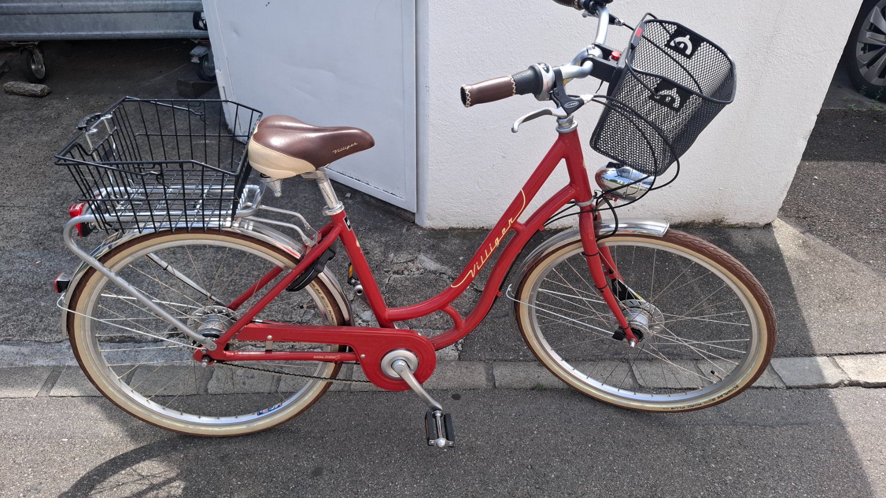 Villiger Velos: Rotes Stadtrad von Villiger mit Gangschaltung, Sommer! – Gebraucht aus Dietikon von mis_brocki