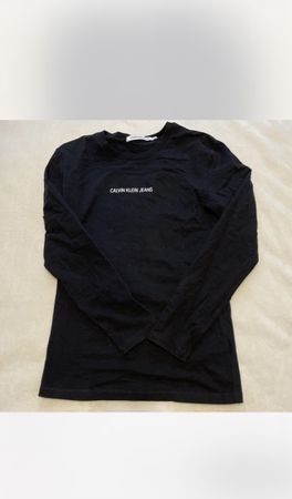 Schwarzes Calvin Klein Jeans Langarmshirt, Grösse XS