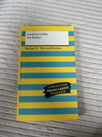 Friedrich Schiller Die Räuber Reclam XL 