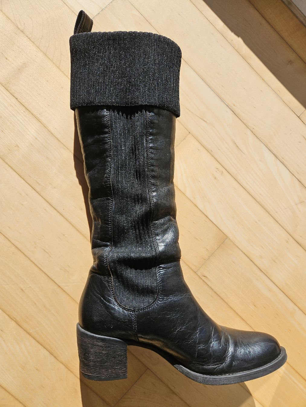 Navyboot Scarpe da donna: Navyboot Stiefel, Leder, Gr. 37, schwarz – Usato da Winterthur venduto da luna2266 4