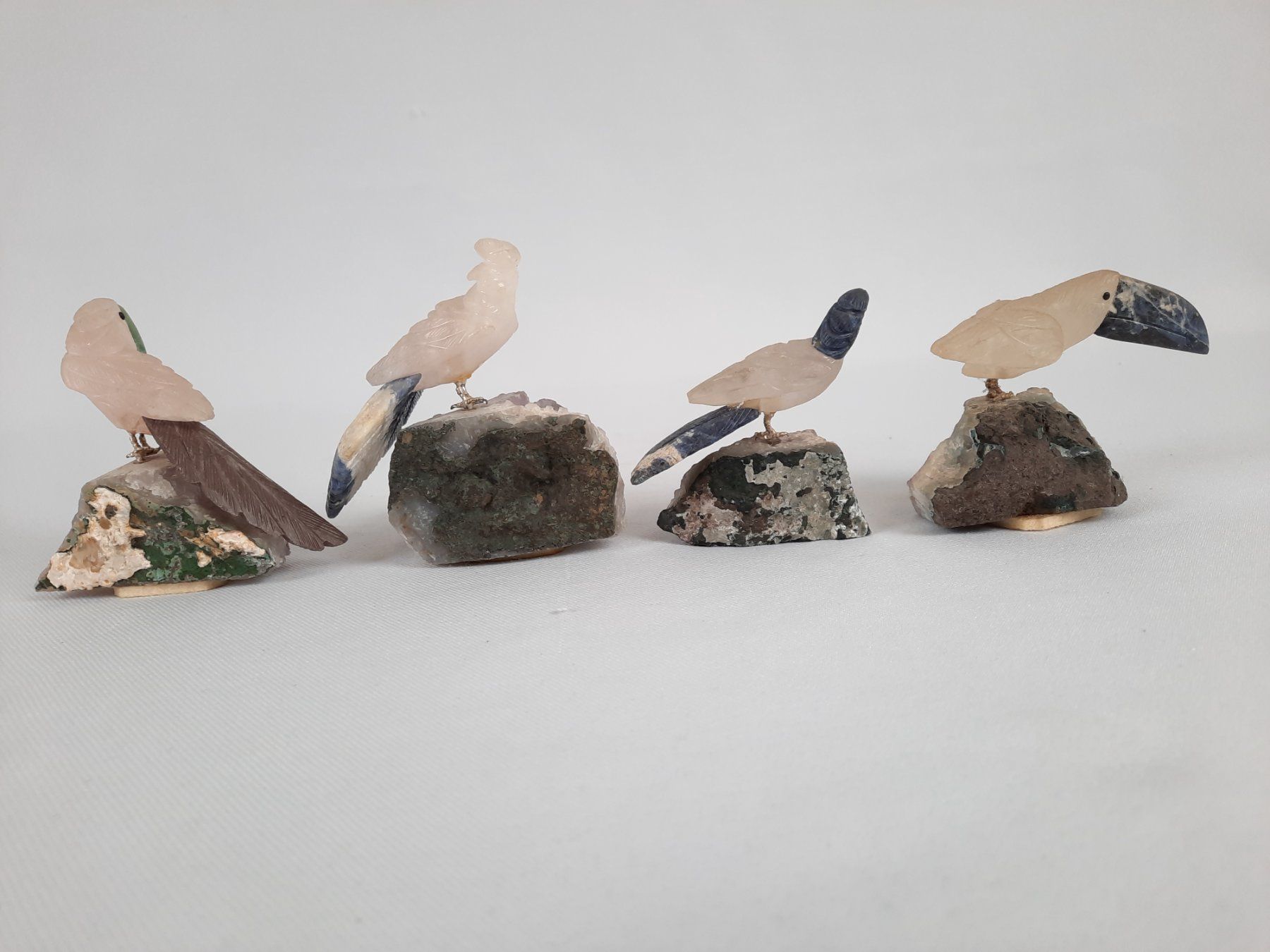 Minerali & Pietre curative: 4 Vögel auf Amethyst – Usato da Beinwil am See venduto da Restwert_Beinwil 1