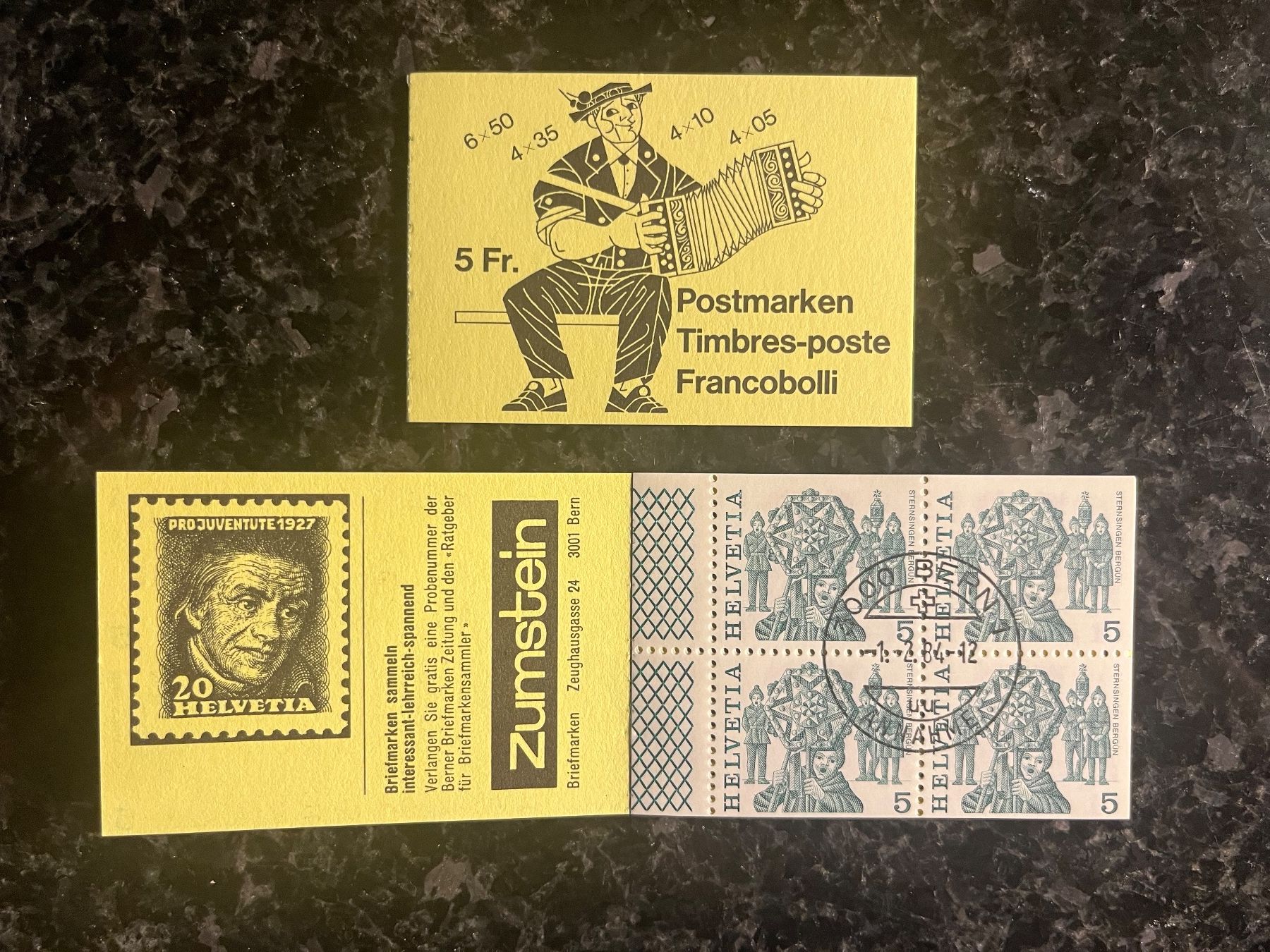Alle Briefmarken: Markenheft 0-78a mit ET-Stempel – Neu (gemäss Beschreibung) aus Freidorf TG von ern_7s68
