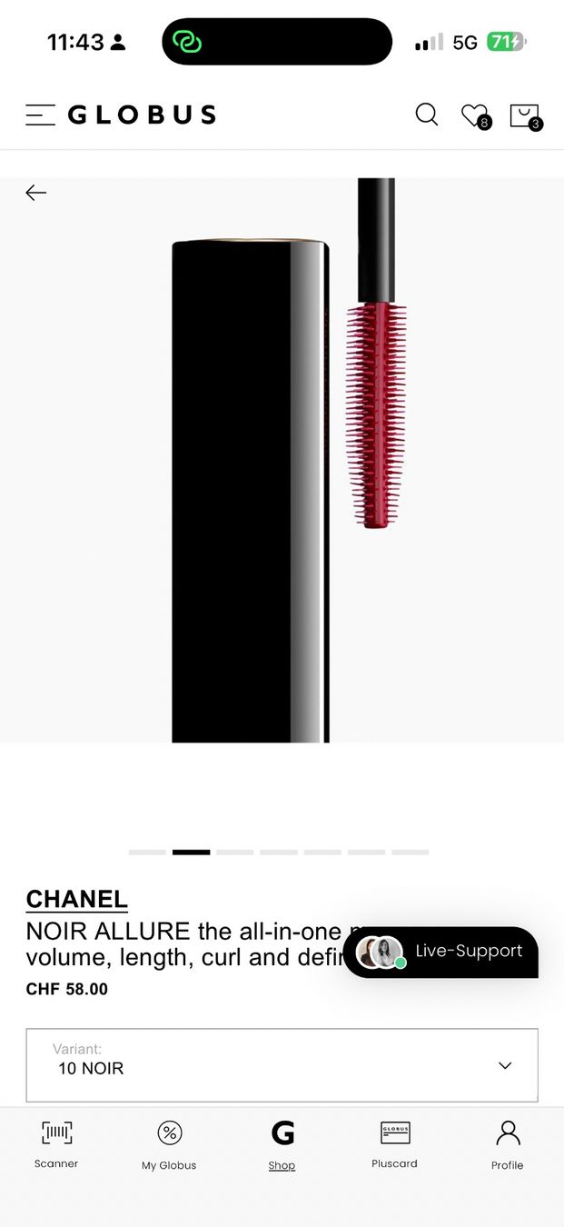 Chanel Make-up: Chanel Noir Allure Mascara 10 Noir – Nuovo e nell'imballaggio originale da Luzern venduto da sas_r89l 2