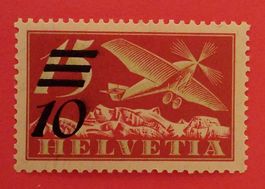 F19a, Flugpostmarke, Aufbrauchsausgabe postfrisch Kt. 15.-