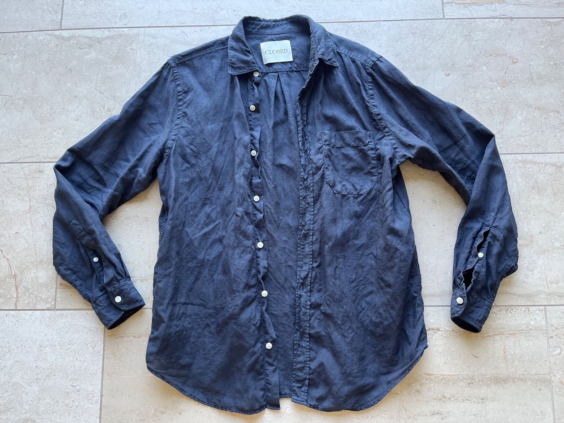 Closed Camicie: Closed Leinen Shirt - M – Usato da Wangen b. Olten venduto da ricochet56