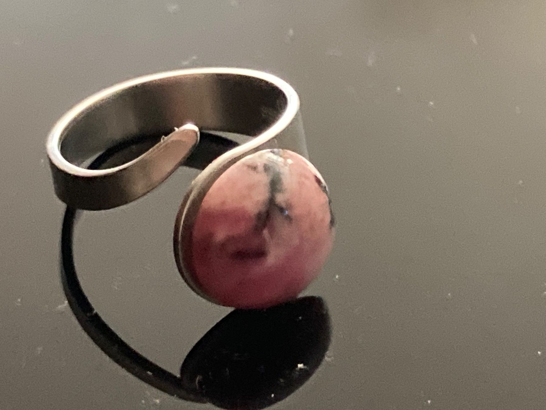 Anelli: Bague argent avec pierre Rodonit – Usato da Marly venduto da Antigona71 1