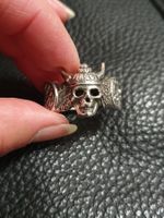 Neu: Wikinger - Skull - Ring / 925 Silber / Gr. 63