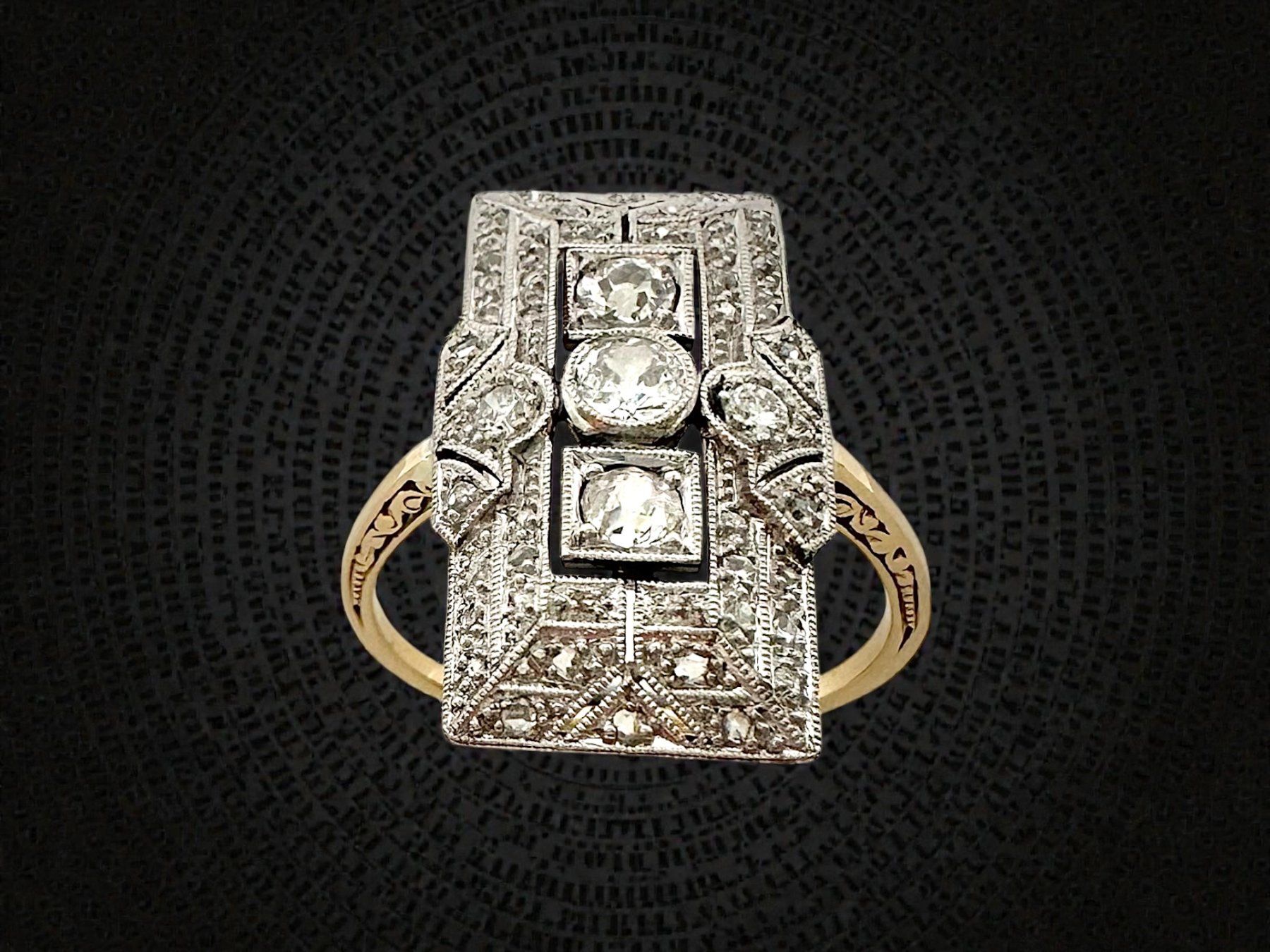 Anelli: Art Déco - Diamant - Ring um 1920 – Usato da Zuzwil SG venduto da artimmo 3