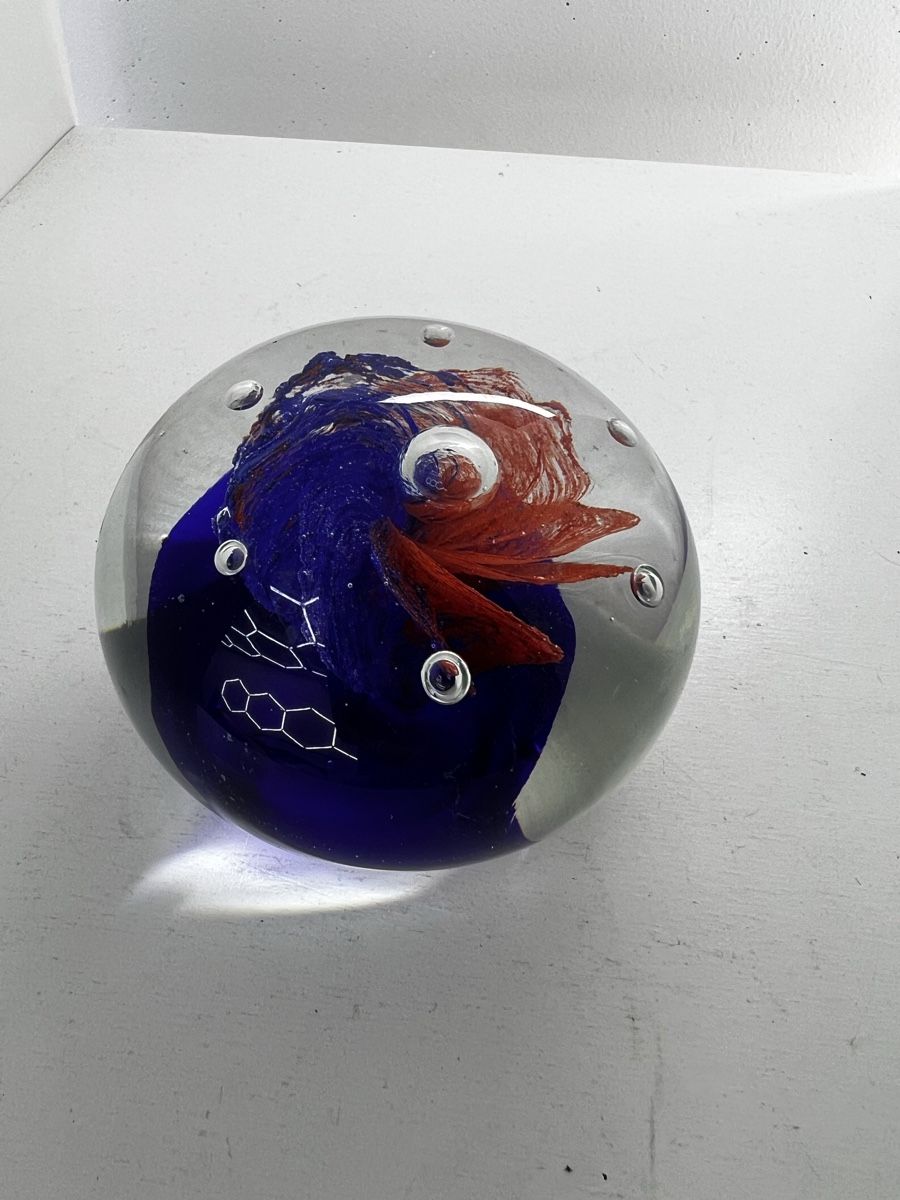 Tutte le decorazioni: Glaskugel mit Blume – Usato da Wettingen venduto da NickInc