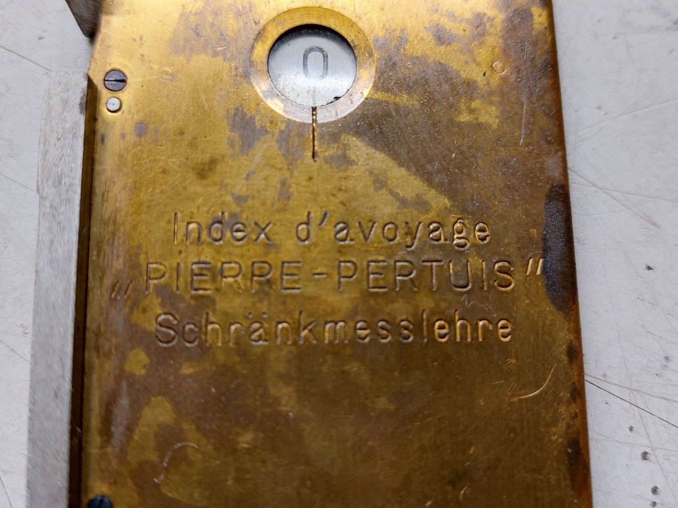 Misurare: SCHRÄNKMESSLEHRE "PIERRE PERTUIS" – Usato da Hellbühl venduto da 30R_R30 4