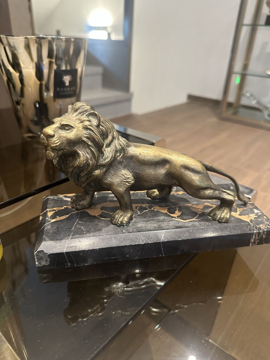 Sculture & Statue: Sculpture Lion en bronze – Usato da Bellevue venduto da bordeaux075cl