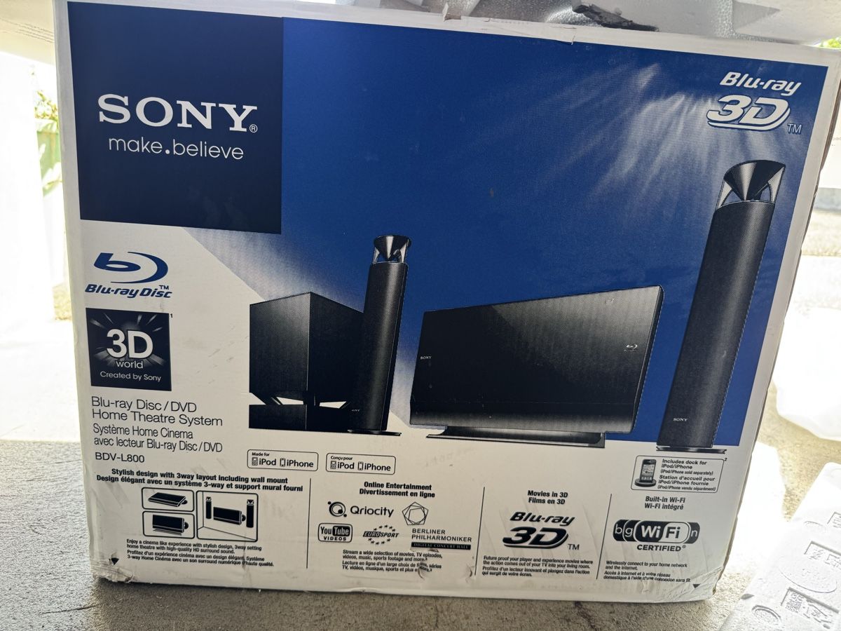 Sony Home Cinema: Sony BDV-L800 Blu-ray 3D Home Cinema System  – Usato da Stäfa venduto da jpmk99 2