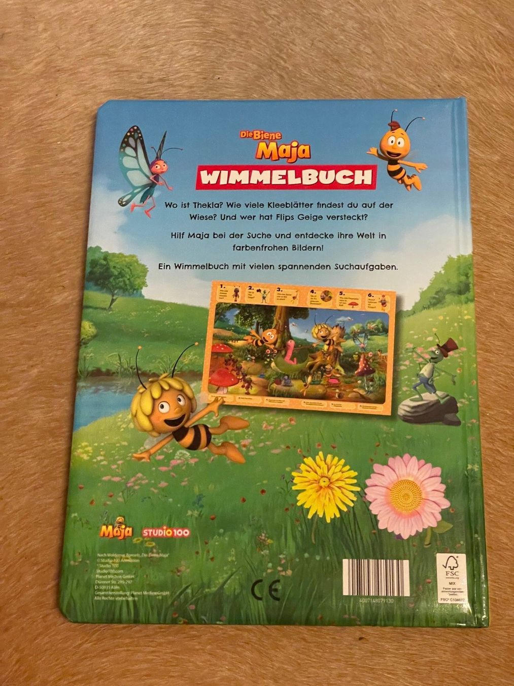 Bücher: Wimmelbuch "Die Biene Maja", mit Rätselspass – Gebraucht aus luzern von plueschmors. 1