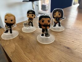 Metallica Funko Pop Acryl Aufsteller Set, 4 Stück!