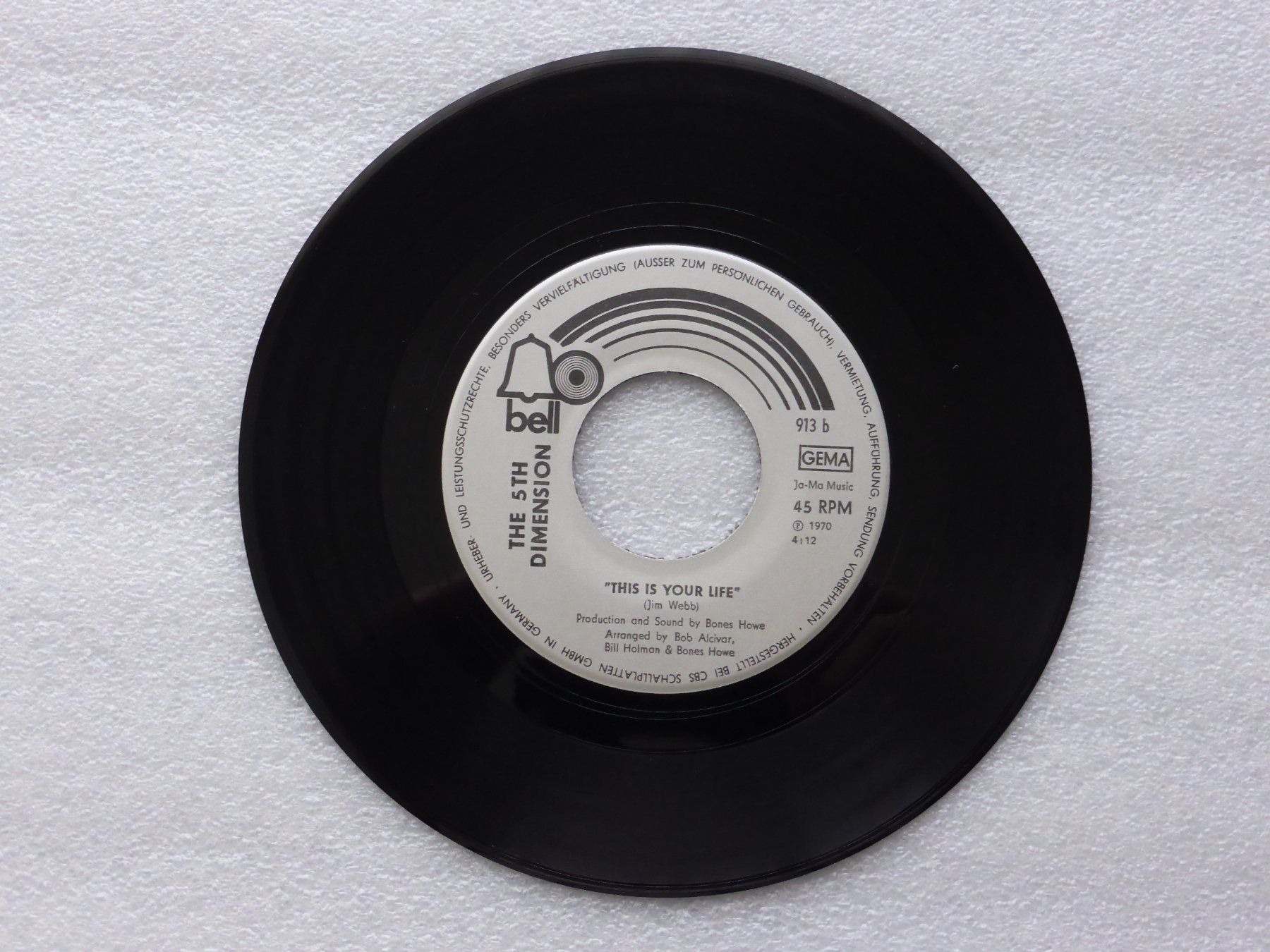 Vinyles: Vinyl Single   THE 5th DIMENSION – D'occasion à Küssnacht am Rigi par Mondkinder 2