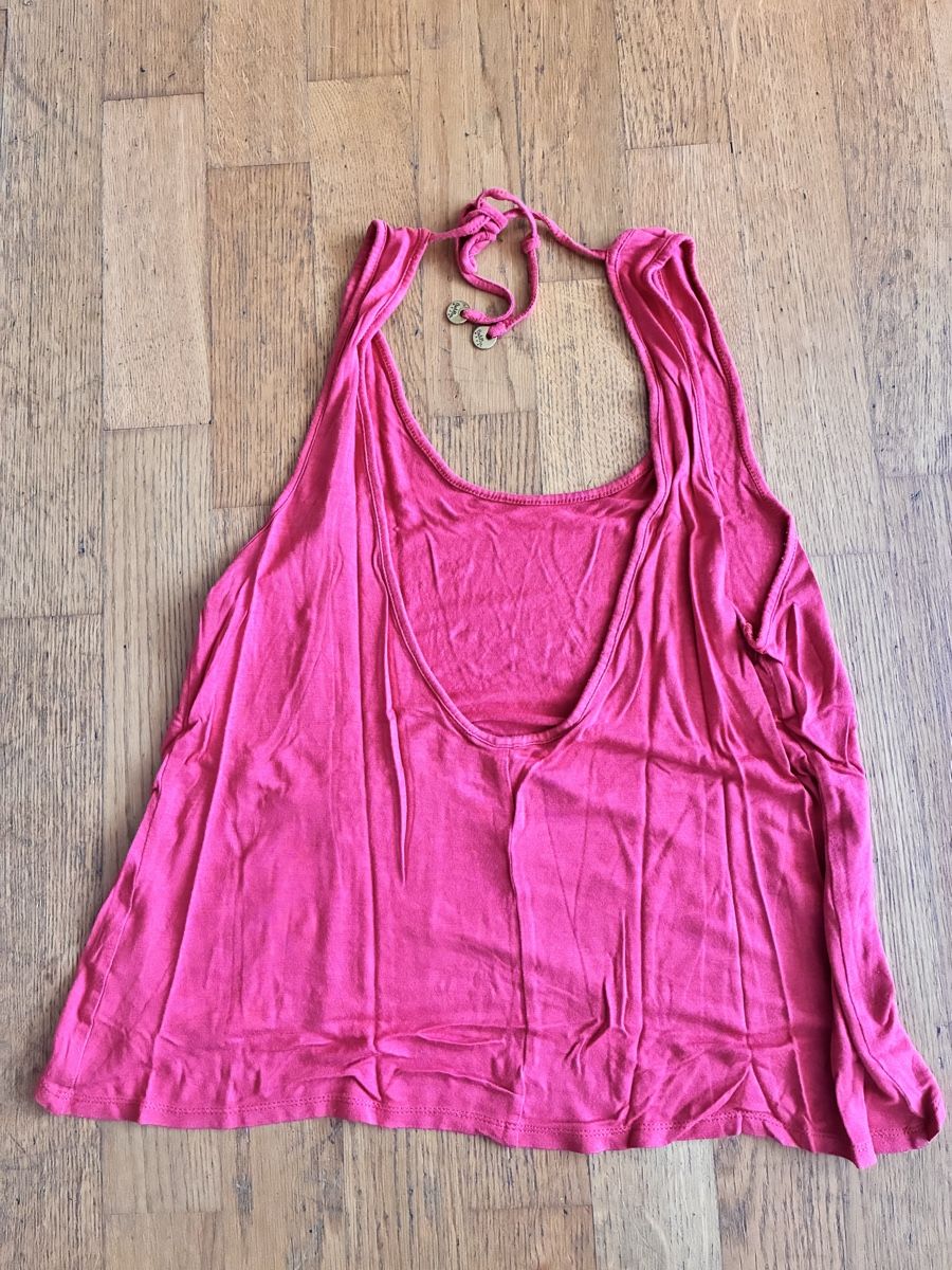 Tops: Damen-Top, coral, Grösse M-L (geht aber bei S) – D'occasion à Lachen SZ par Manuela_15 1