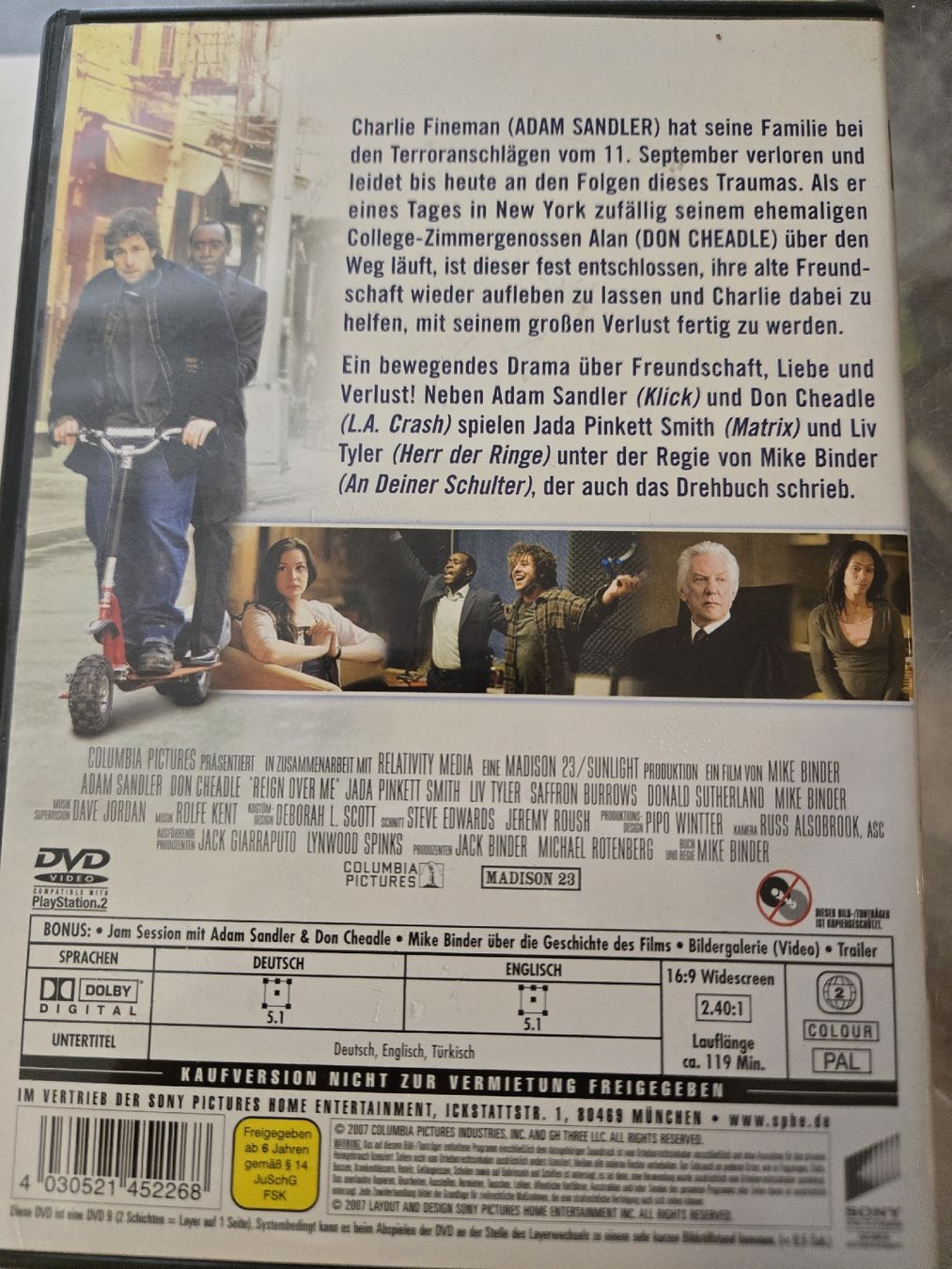 Tutti i DVDs: Reign Over Me DVD – Usato da Bussigny venduto da Kfdlt 1
