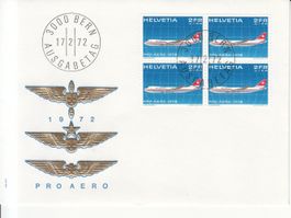 SBK F47 im 4er-Block FDC