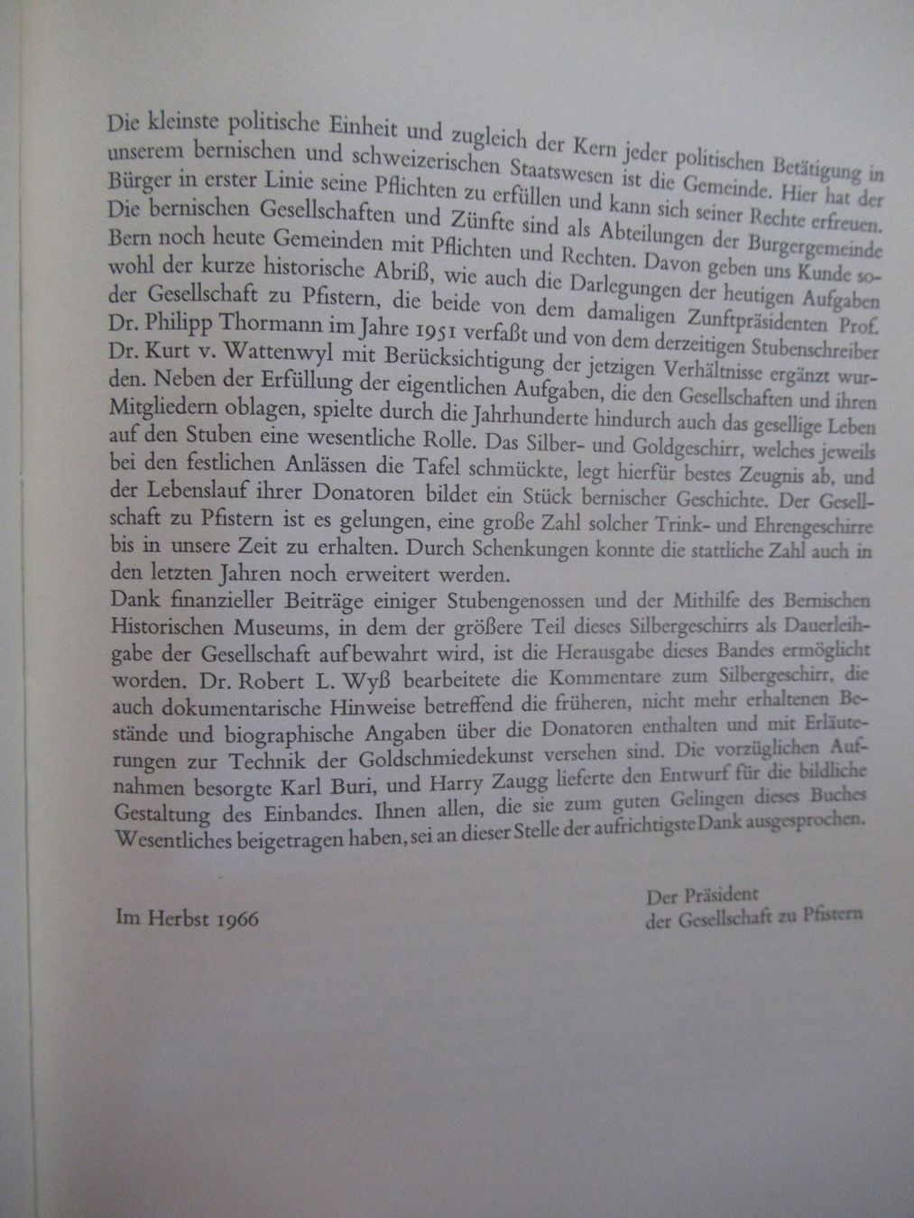 Livres: DIE GESELLSCHAFT ZU PFISTERN IN BERN – D'occasion à Moosseedorf par haro01 1